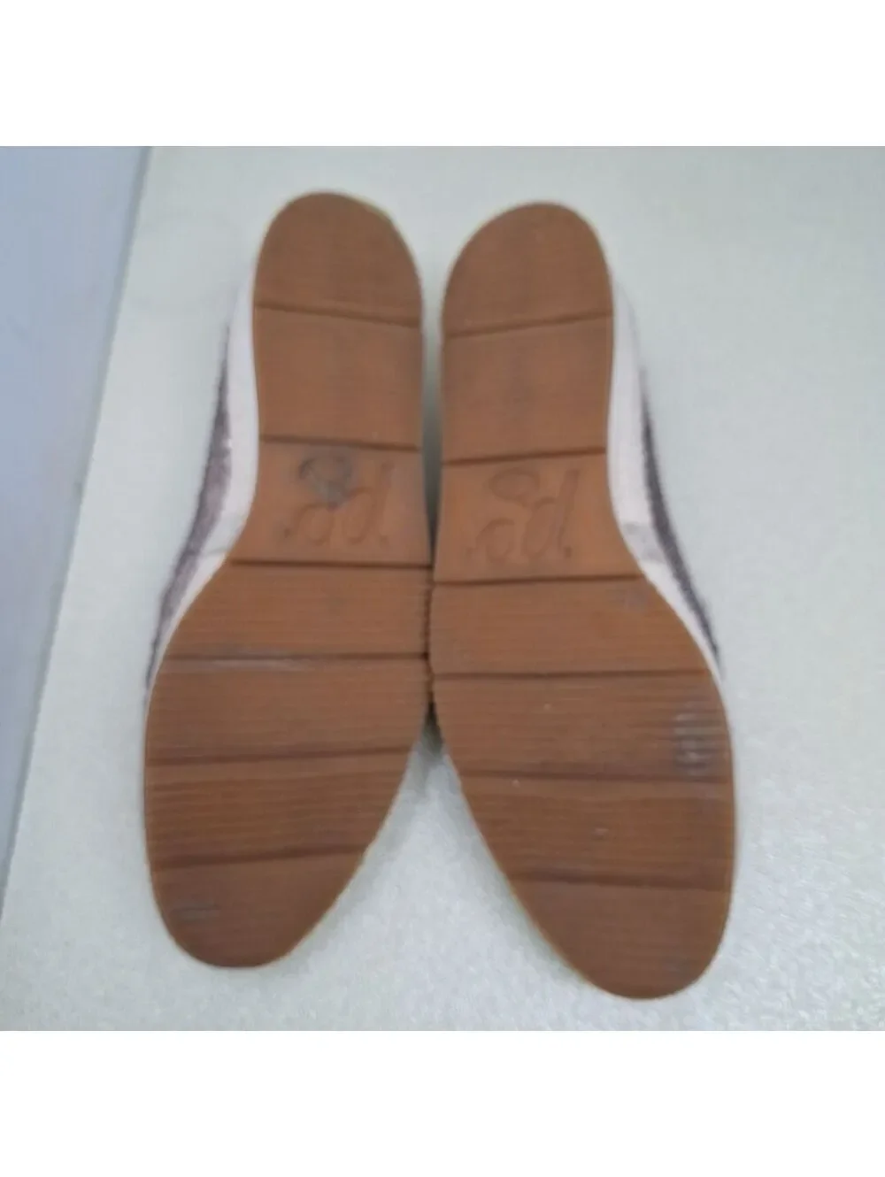 Paul Green Joaquin Sequin Espadrilles Suede Toe Size 8.5
